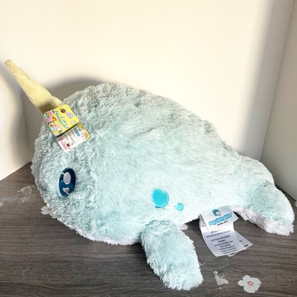 Squishable Arctic Narwhal Stuffed Animal Plush w/ Tags - Picture 1 of 10